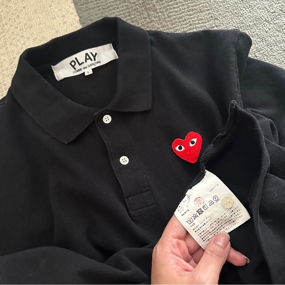 Comme Des Garçons - PLAY Red Heart Play Polo
Shirt - Picture 5 of 5